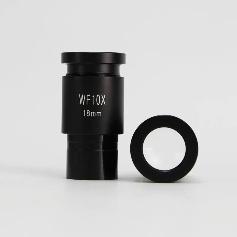 

WF10X 18mm Educational Adjustable Zoom Biological 10 Times Eyepiece Lens for Bi-microscope Microscope Mounting Size 23.2mm