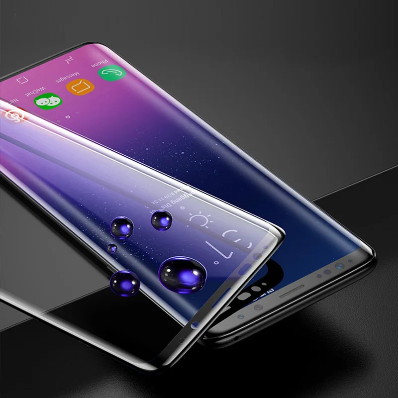 Изогнутая 3d защита экрана для Samsung Galaxy S8 Plus Защитное стекло S9 S7 Edge Note 8