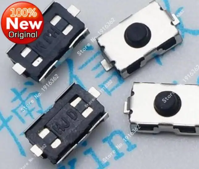

100PCS/Lot SMD Push Button switch 3x6x2.5MM microswitch Soft Gel Button Nomally Closed (Always off switch)