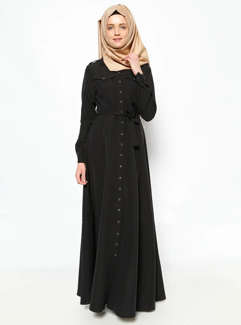 3XL 7XL плюс Размеры взрослых Повседневное Зингель грудью халат мусульманин
