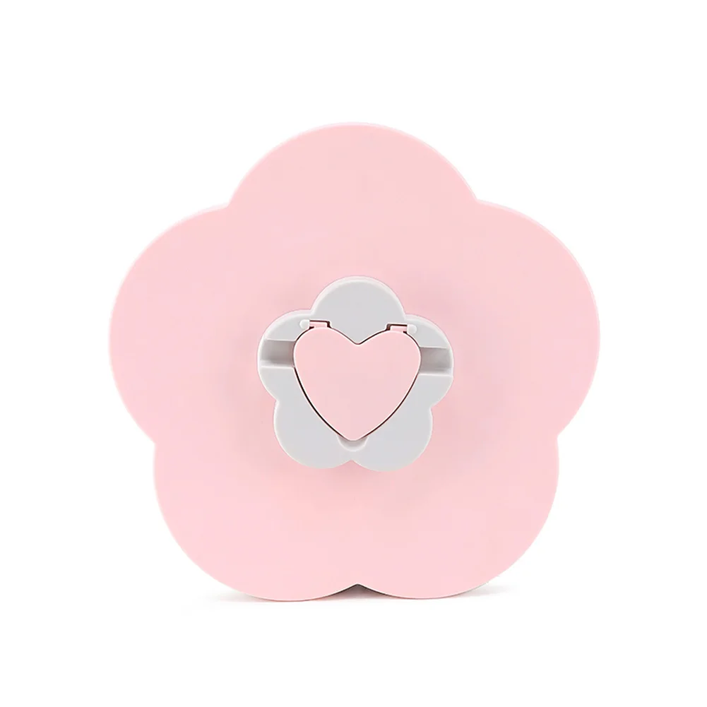 Singlelayer pink Двойной слой фруктовая чаша Лепесток Форма поднос блюдо тарелка закуска кухонный поднос фруктовая чаша+ держатель мобильного телефона H99F - Цвет: Singlelayer pink