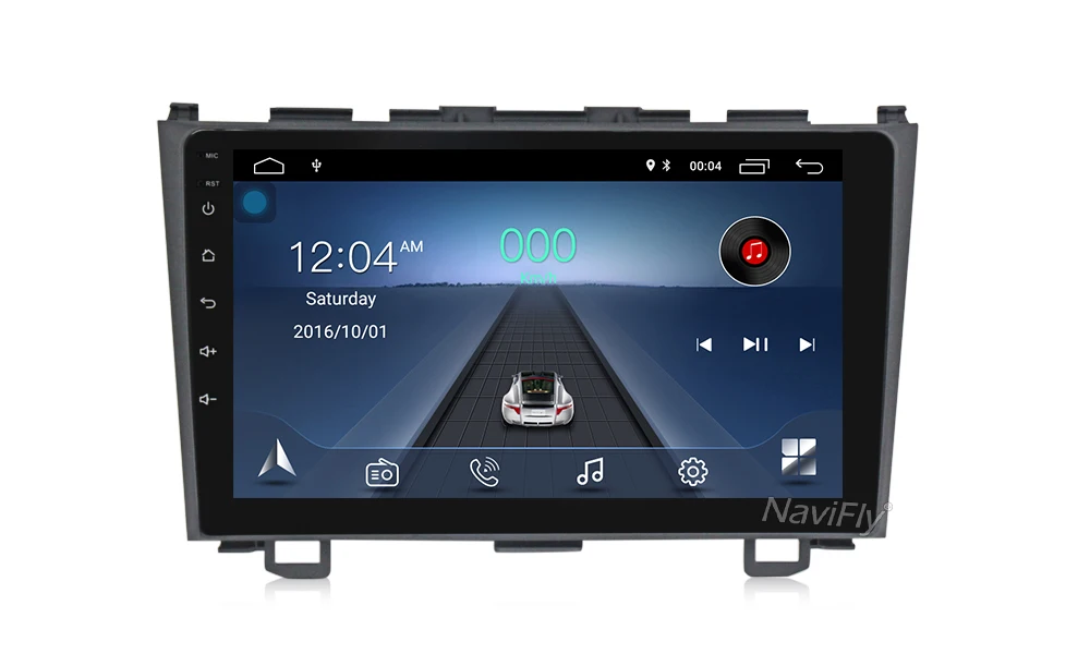 Новинка! " Android 8,1 автомагнитола gps навигация для Honda CRV 2007 2008 2009 2010 2011 BT wifi RDS SWC 1024*600 плеер мультимедиа