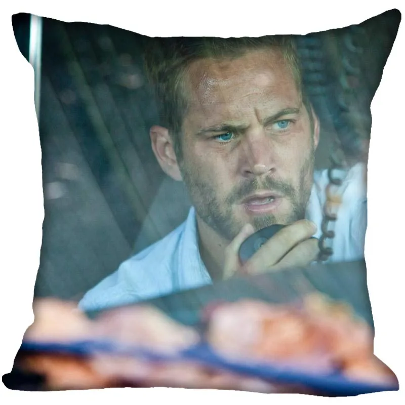 Чехол для подушки Paul Walker дома декоративный чехол на Невидимый молнии s 40X40