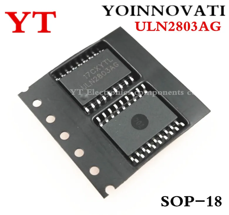 50 шт./лот ULN2803 ULN2803AG SOIC 18 IC лучшее качество| |
