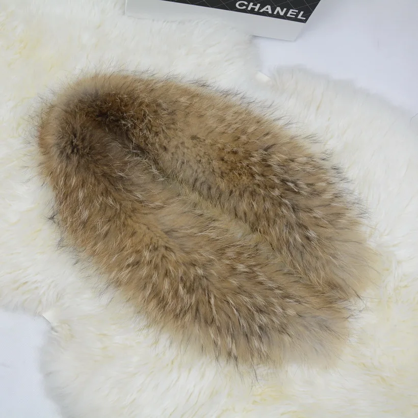 Jancoco Max * 75 см/80/90/100/110 см воротник из натурального меха енота для женщин и мужчин