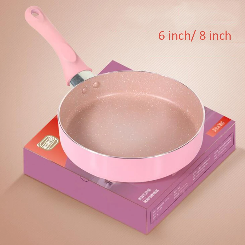 6 дюймов/8 дюймов сковородка для жарки с нугой и Снежинка плотные горшок кастрюля