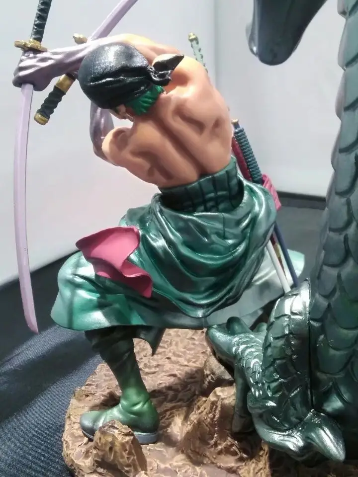 

Anime One Piece GK Roronoa Zoro Dragon Fighting Ver. PVC Action Figure Collection Model Toys