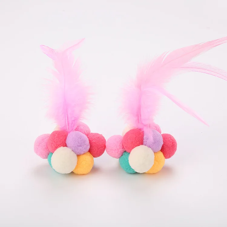 colorful Забавная игрушка для кошек, Интерактивная игрушка для кошек, игрушки для кошек, Когтеточка для кошек, игрушки-колокольчики для кошек, товары для домашних животных - Цвет: colorful