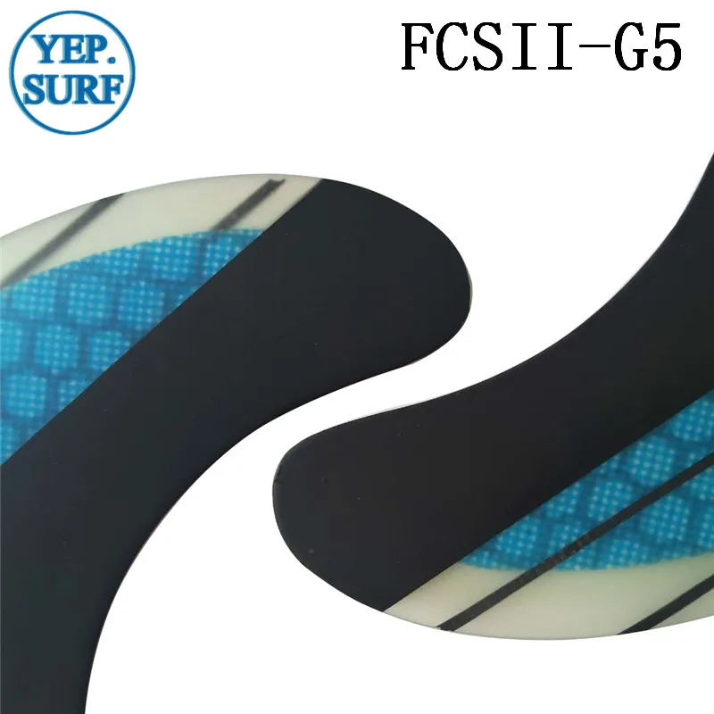 FCS II плавники из стекловолокна соты FCS2 плавники G5 Киль плавник в серфинге 2 цвета