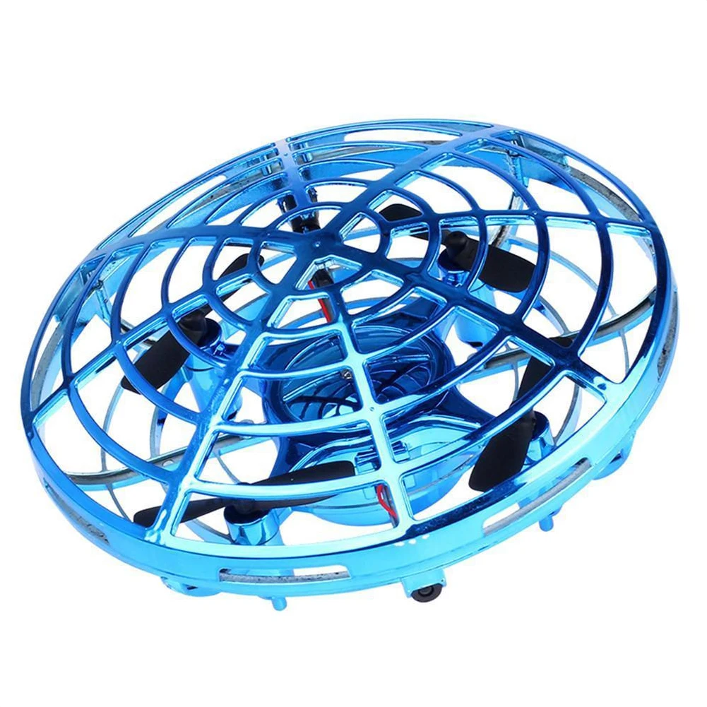 Ручной Дрон мини игрушки 360 градусов вращающийся RC подвеска светодиодный