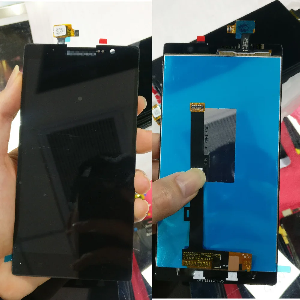100% протестированный оригинальный черный 5 дюймовый новый для Lenovo K80 K80M P90 Полный
