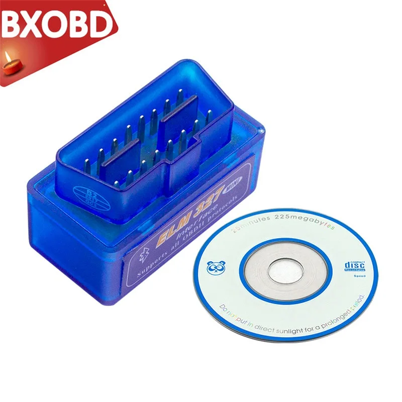 ELM327 BT V2.1 Мини ELM327 Bluetooth адаптер ELM327 OBD2 сканер ELM327 Bluetooth V2.1 для Android Крутящий момент/ПК