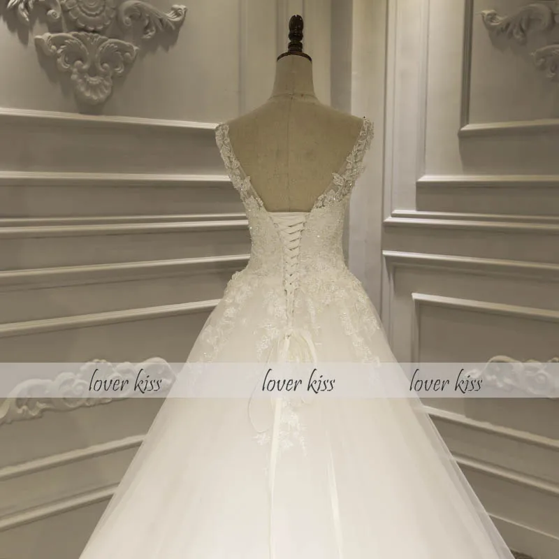 Любовник Поцелуй Vestido De Noiva свадебное платье 2021 одежда с кружевами и жемчугом