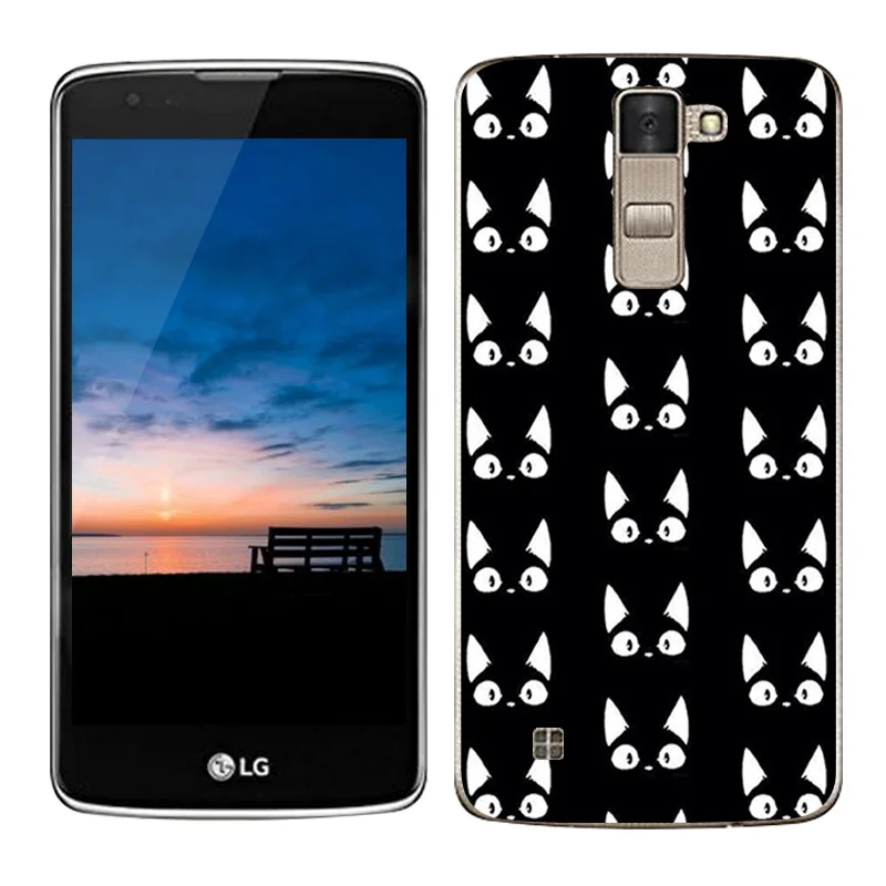 Роскошный чехол для LG K8 Lte K350 K350E K350N чехлы с морским песком окрашенный Силиконовый