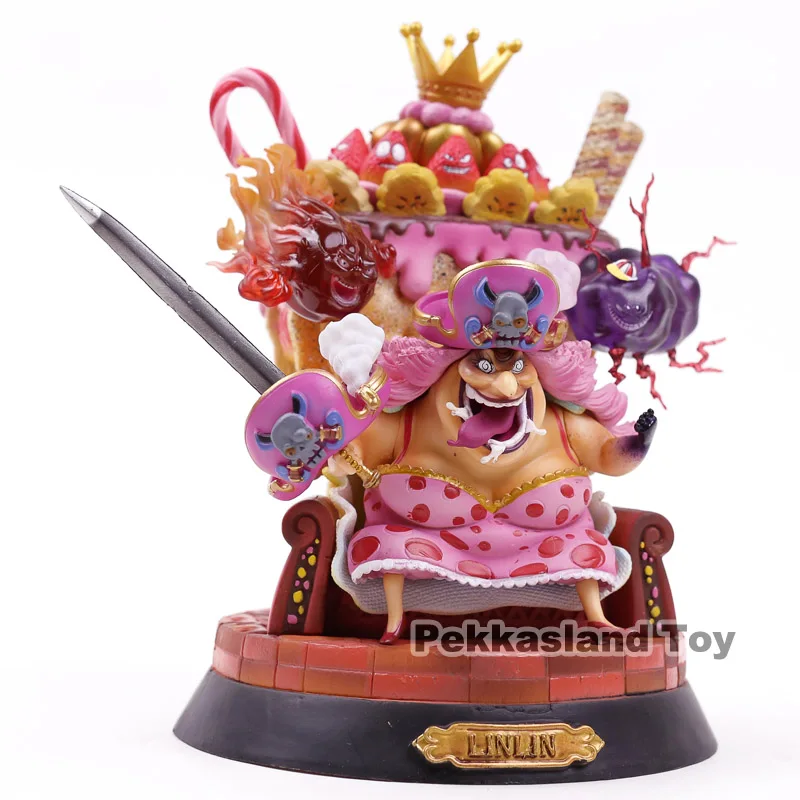 Аниме one piece Big Mom Charlotte Linlin ПВХ фигурка Коллекционная модель игрушки