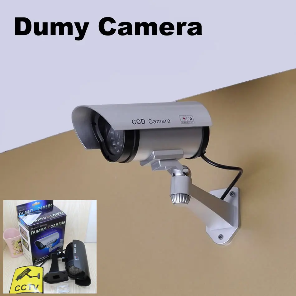 Поддельная камера DONPHIA серебристо черная поддельная Розничная коробка имитация