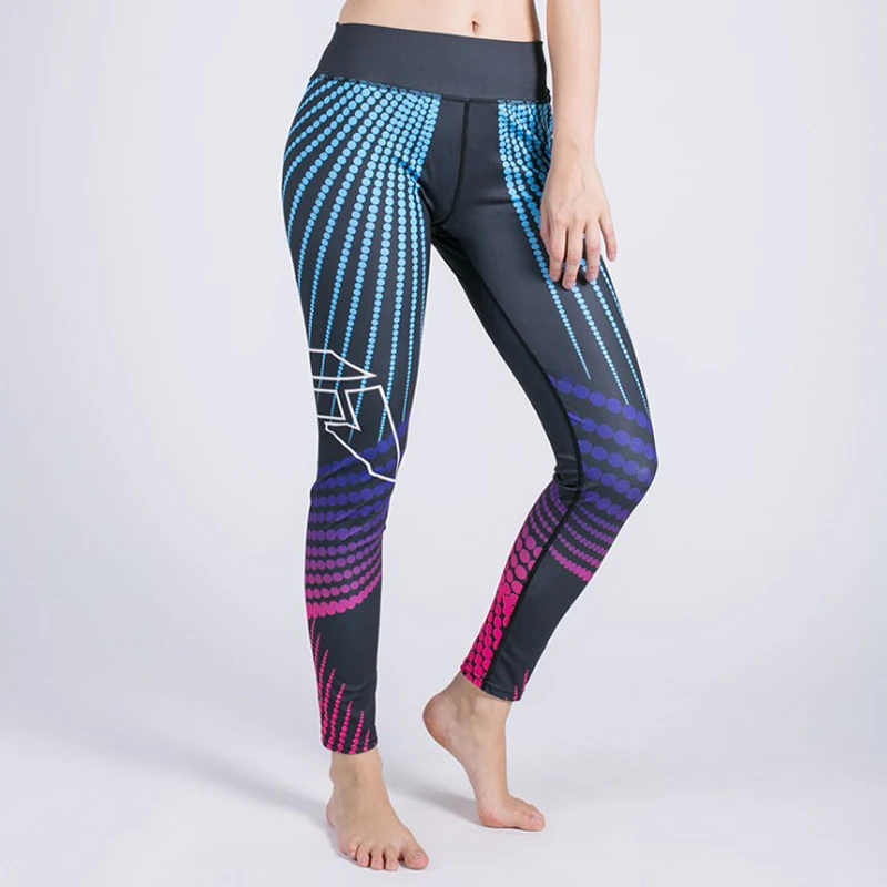 

Print letter Yoga Pants Women High Waist Running Tights Gym Fitness Push Leggings Womens Printing Sport Compression Trousers