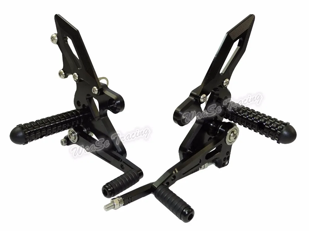 Мотоцикл Регулируемый Rider задние наборы Rearset подставка для ног колышки для Kawasaki Ninja 250 300 EX300 Z300 2013