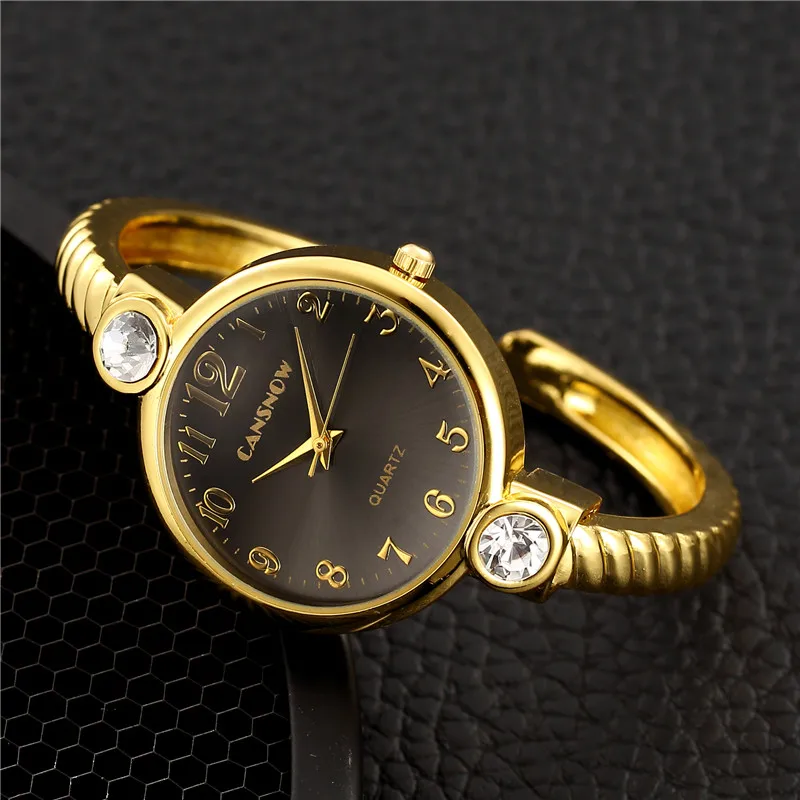 

Luxury Exquisite Classic Gold Bracelet Watch Women Watches Rhinestone Quartz Diamond Bangle Wrist Watches Hour Relogio Feminino