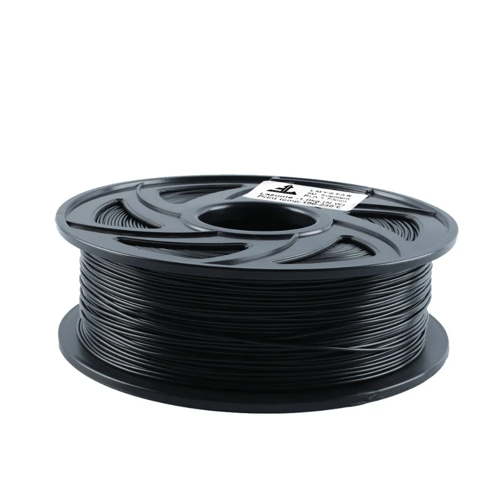 LMYSTAR 3d принтеры нити PLA пластик 1 75 мм кг для Makerport RepRap печать материал черный