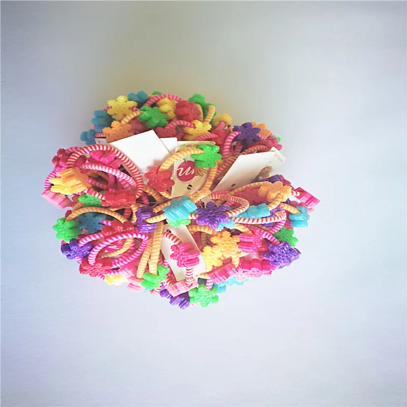 50 шт. Детские резинки для волос с бантом в коробке|children hair accessories|fashion accessorieshair