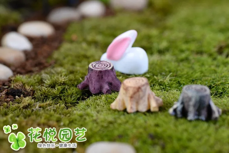 Искусственные мини корень пень сказочные садовые миниатюрные украшения гномы