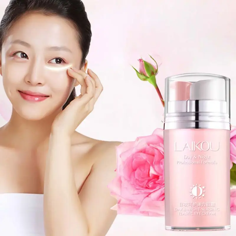 

Rose Skin Remove Wrinkles Gold Activating Eye Cream Slide Ball Essence Circles Anti-puffiness Finelines Firming New