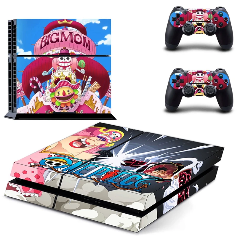 HOMEREALLY Stickers Anime One Piece Skin PS4 Vinyl Cover Sticker Console and Controller For sony 4 sticker Control | Электроника