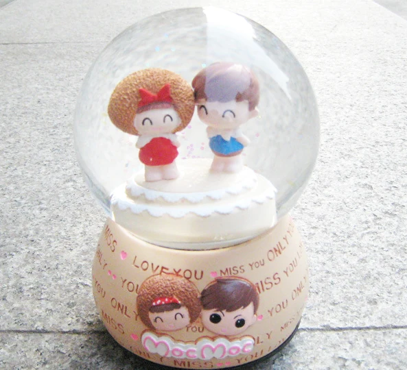 Хрустальный шар вращающаяся музыкальная шкатулка | Дом и сад