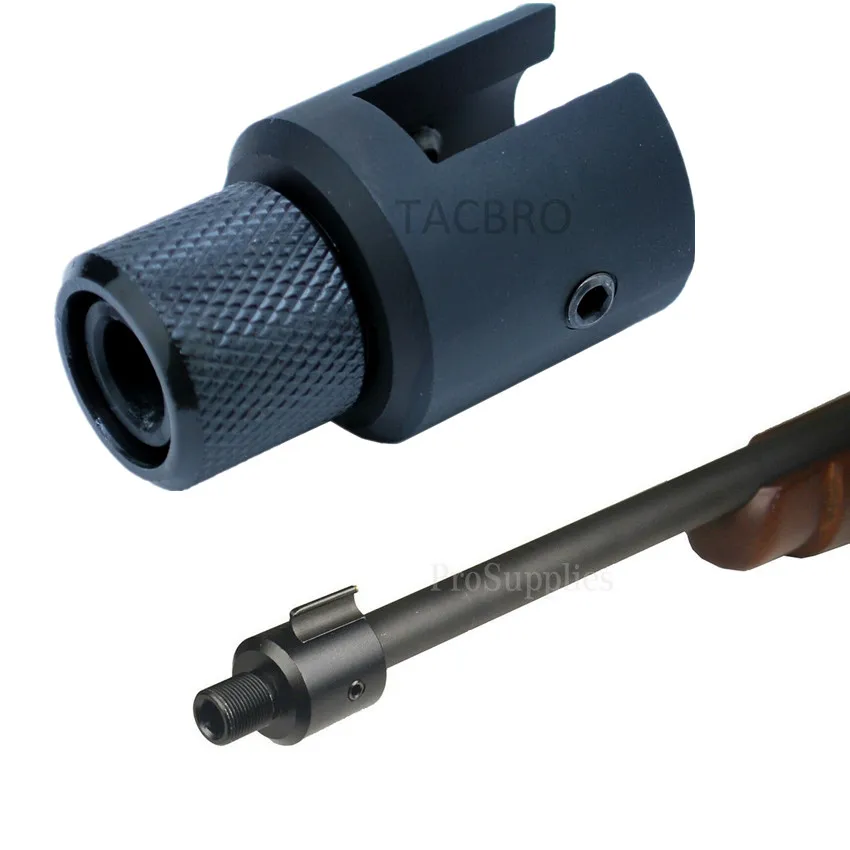 Алюминиевый Ruger 1022 10/22 намордник тормозной адаптер 1/2x28& 5/8x24. 750 бочка конец резьба протектор комбо. 223. 308