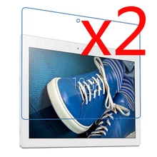 2x прозрачная пленка + 2х чистая ткань защитная для ЖК экрана Lenovo Tab