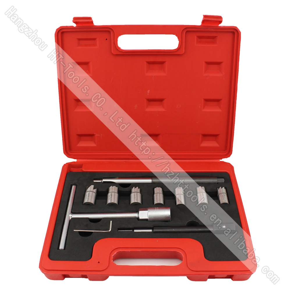 11 шт авто инструменты для ремонта дизельного инжектора сиденья резак набор