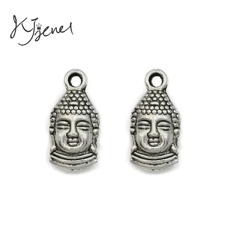 Посеребренные браслеты KJjewel под старину подвеска Будды ювелирные изделия