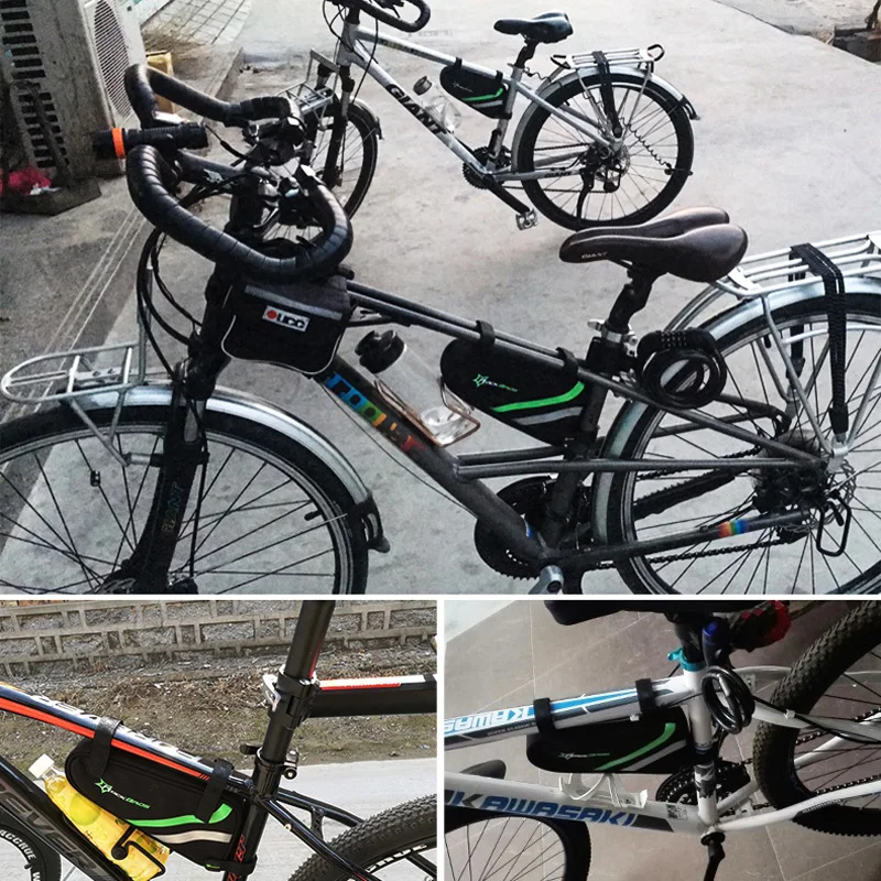 ROCKBROS треугольная сумка для велосипеда MTB рама дорожного передняя трубка
