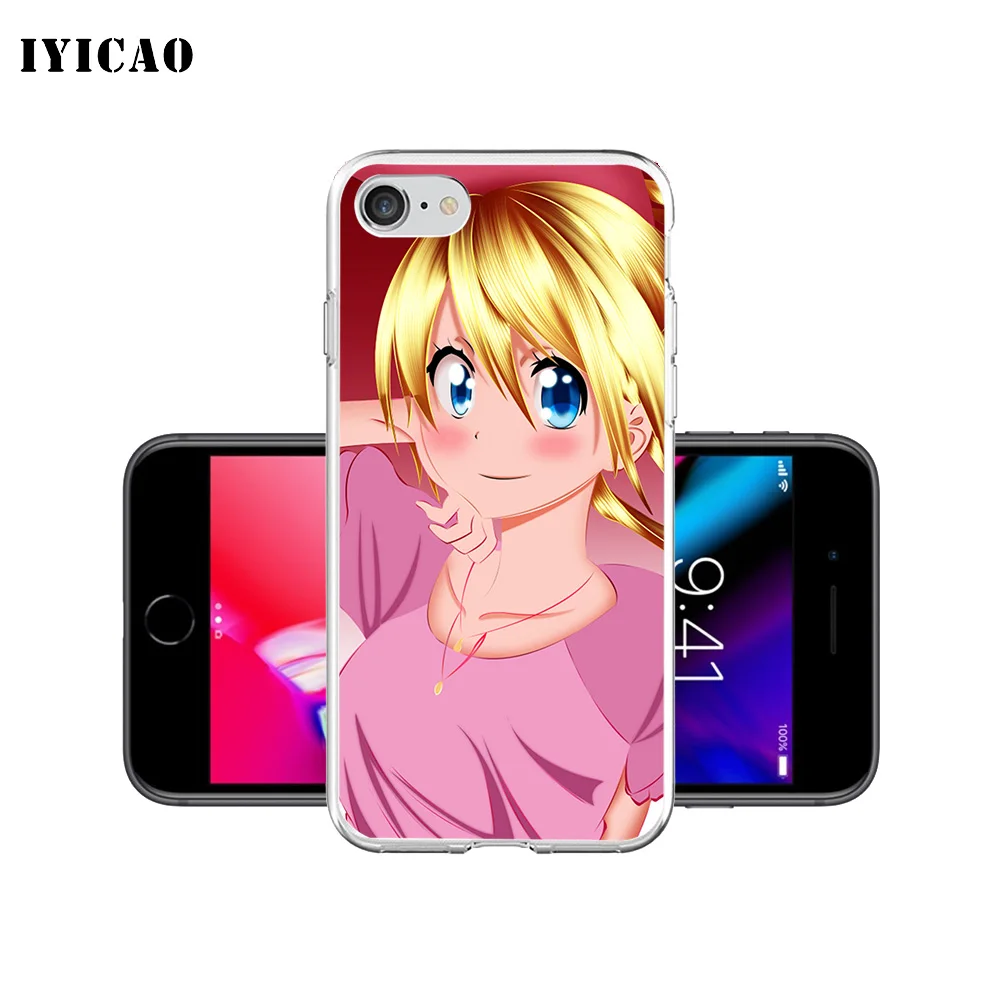 IYICAO Nisekoi Мягкий силиконовый чехол для iPhone X XR XS MAX 6 6s 7 8 Plus 5 5S SE TPU | Мобильные