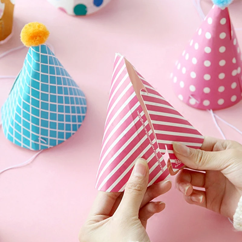 11 шт./компл. вечерние праздничные корейские милые шапки праздничный колпак