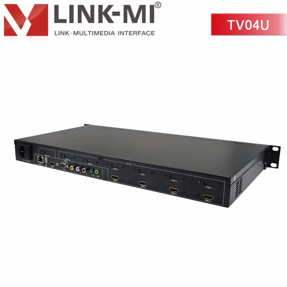 LINK MI TV04U HDMI + VGA AV USB LED/LCD 2x2 видео настенный контроллер Поддержка вращения на 180
