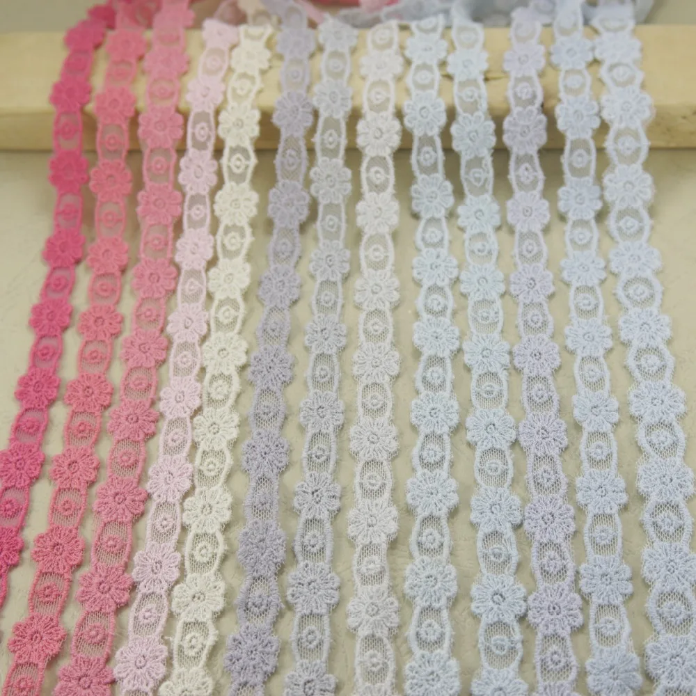 Акция 4 Ярда ширина 11 мм сетчатая Пряжа/сетка/марля вышитые кружева аксессуары|lace