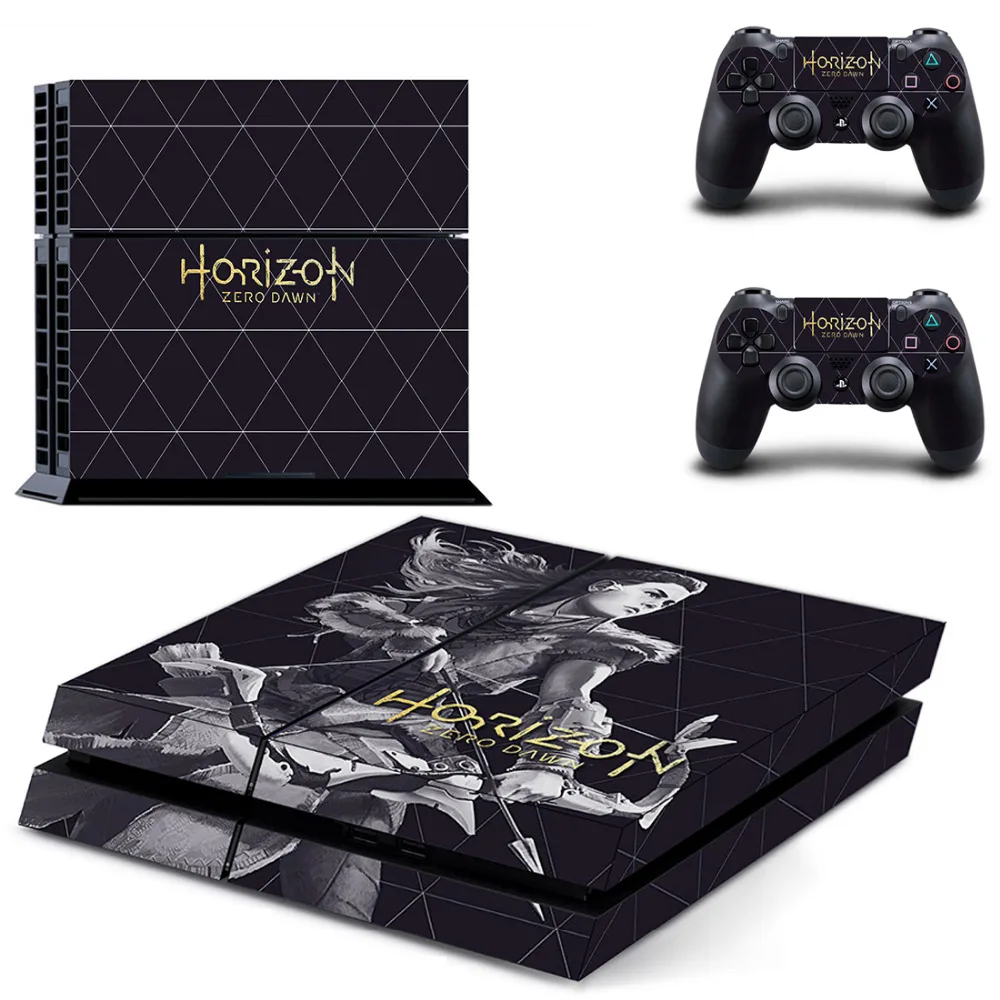 Horizon Zero Dawn PS4 переводная картинка наклейка для Sony PlayStation 4 консоли и 2 контроллера