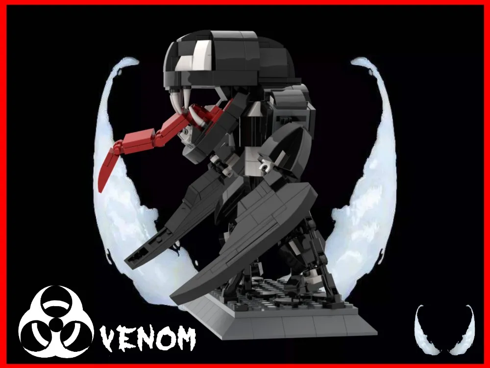 Блоки MOC Venom Q версия супергерой совместимый Legoelys | Игрушки и хобби