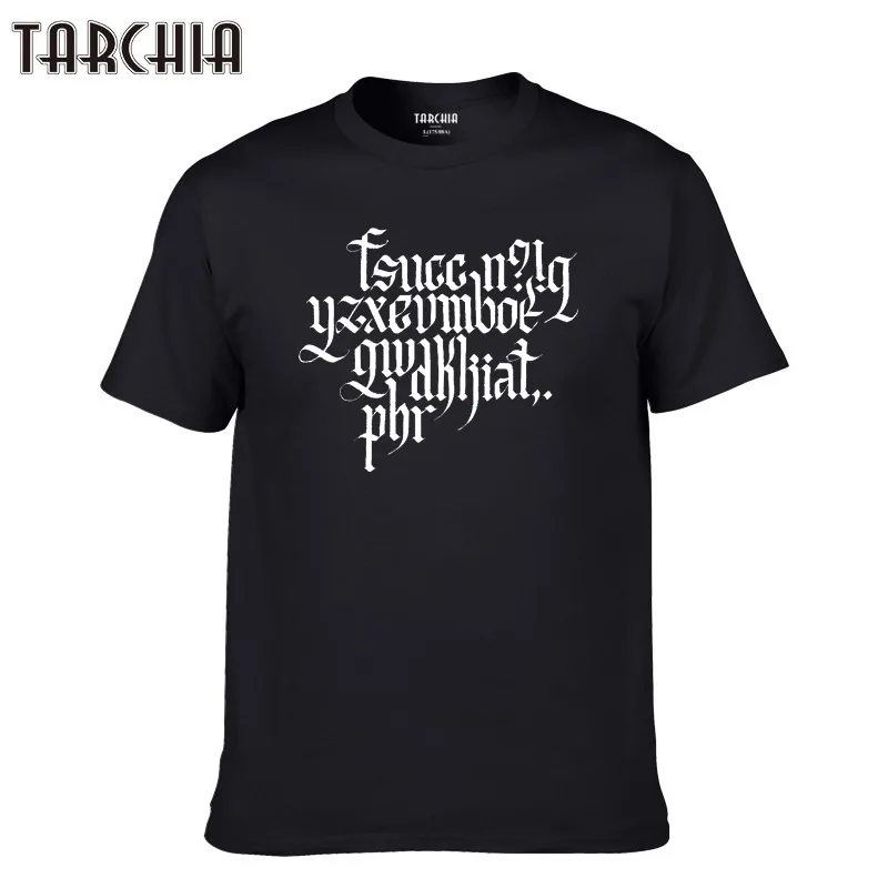 TARCHIA 2021 Новый исторический Slim Fit в стиле хип хоп для мужчин размера плюс футболки
