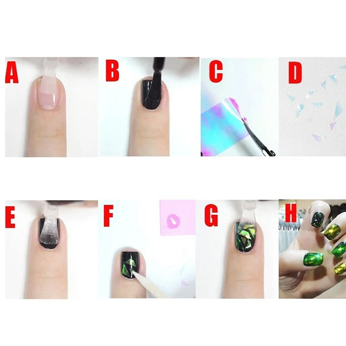 Горячая 1/6 шт бумажные женские аксессуары для стикеры 3D на ногти Nail Art DIY