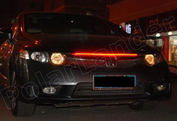 2 шт. 56 см автомобильный рыцарь всадник вспышка Стробоскопическая полоса 48Led