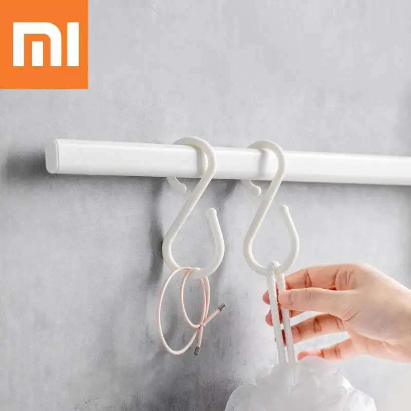 10 шт. Xiaomi mijia S Тип двойная головка крюк вешалка галстук ремень крючок для ключей