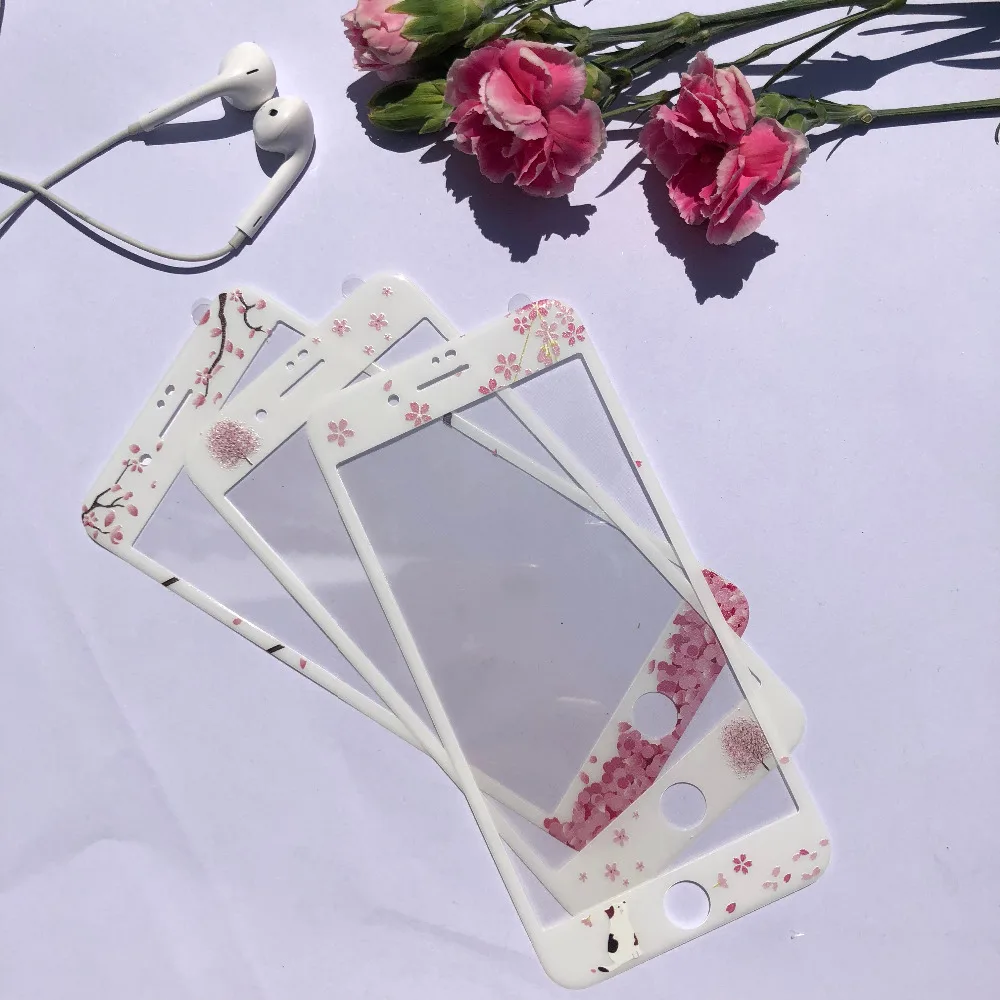 Защитное стекло 3D для iPhone X 8 Plus 7 6 6s|Защитные стёкла и плёнки телефонов| |