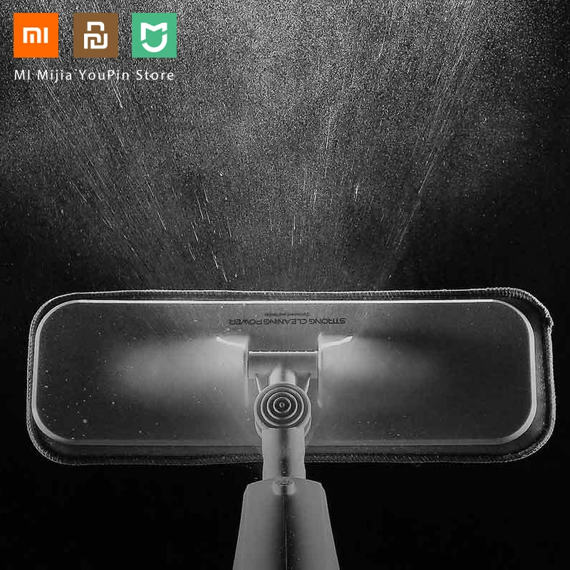 Xiaomi Deerma подметальная машина для распыления воды Mijia очиститель пола из углеродного волокна швабры для пыли 360 Вращающийся стержень 350 мл резервуар для восковой швабры