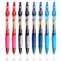 6pcslot new quality creative lovely gel pen 0 5mm black red blue ink writing smooth neutral pen office school stationery