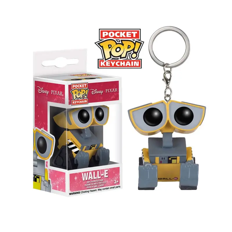 Красный FUNKO POP Новое поступление Дисней мультфильм брелок ЕВА WALL-E Виниловая фигурка Коллекция Модель игрушки для детей Рождественский подарок - Цвет: Красный