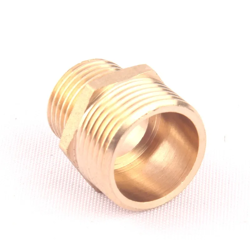 1 шт. NuoNuoWell латунь 1/2 &quot 3/4&quot Мужской прямой разъем для шланга орошения сада