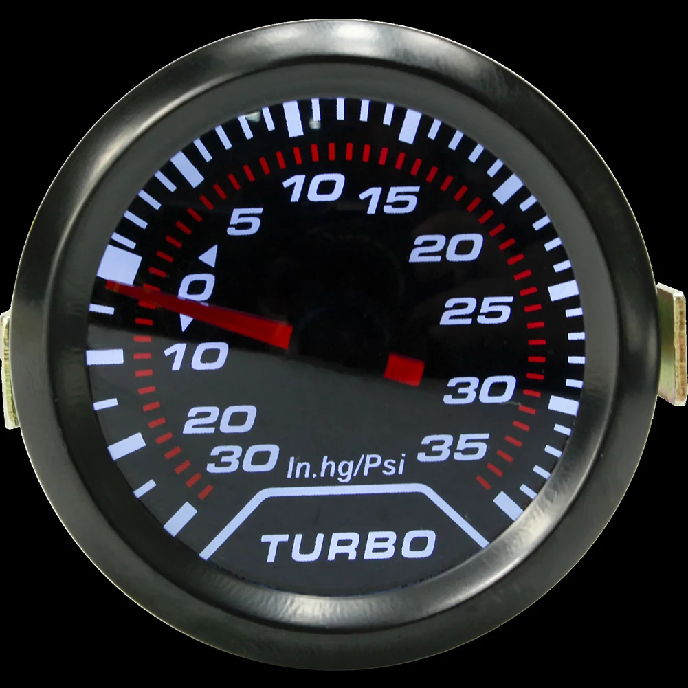 2 дюймов 52 мм Универсальный авто светодиодный Turbo Boost манометр вакуумный пресс